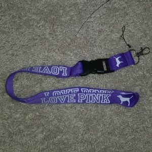Pink Lanyards Neck Strap For ID Pass Card